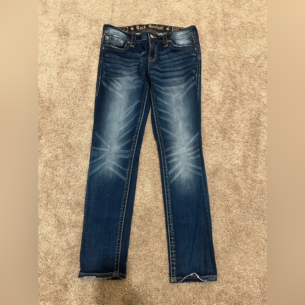 Rock Revival Dark Blue Skinny Jeans